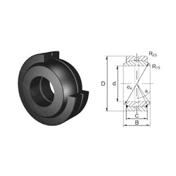 Plane Bearing GE100ES-2RS ZEN