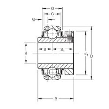  Wide Inner Ring Ball Bearing GC1008KRRB Timken