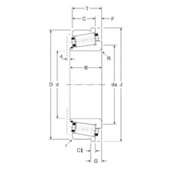  Taper Roller Bearing 123075/123123XC Gamet