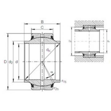  Sliding Bearing GE 80 HO-2RS INA