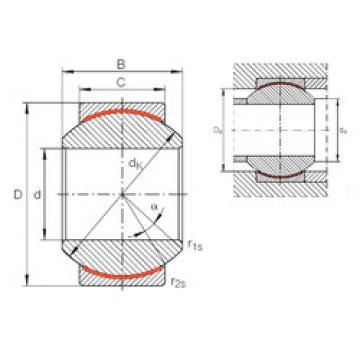  Sleeve Bearings GE 6 PW INA